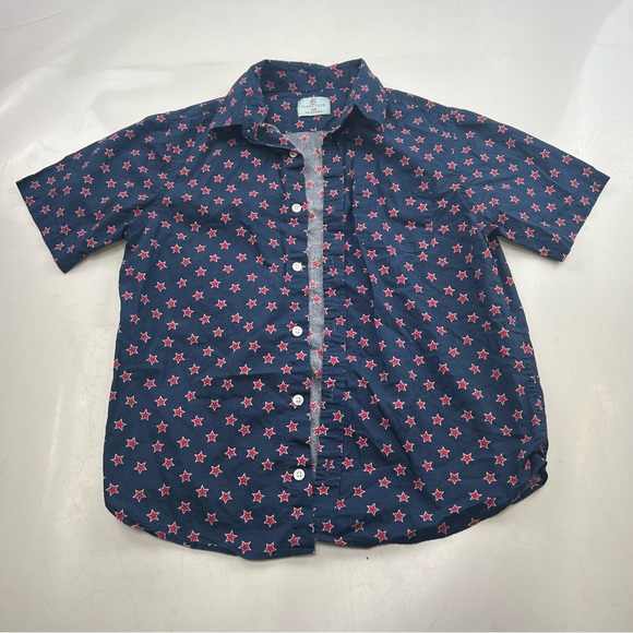 Class Club boys blue button down shirt 14/16 L88-21 - Picture 2 of 6